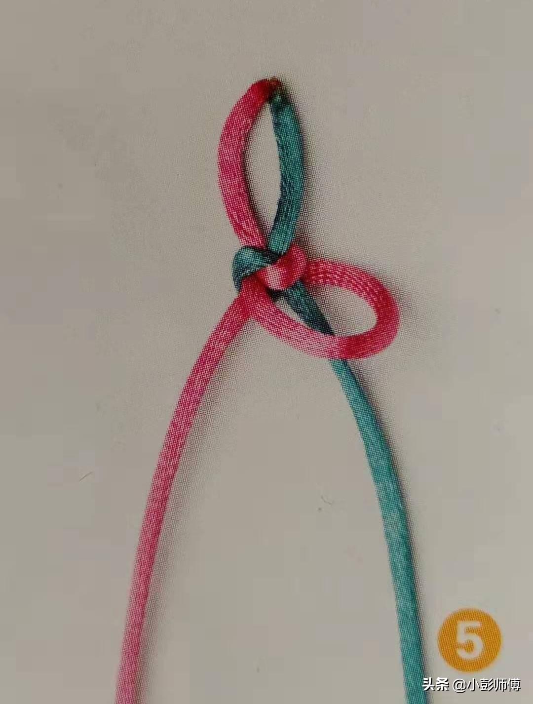 金刚结手绳编织教程（图文教你一看就会的金刚结编法，手链，挂绳，小挂件都能用得上）(图6)