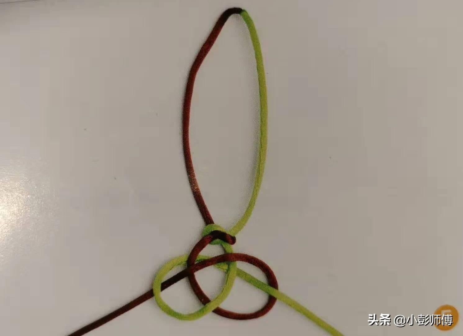 金刚结手绳编织教程（图文教你一看就会的金刚结编法，手链，挂绳，小挂件都能用得上）(图14)